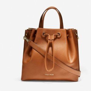 Cole Haan Grand Ambition Bucket Bag in British Tan